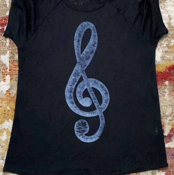 LAUREN MOSHI Treble Clef Tee - Picture 2 of 4